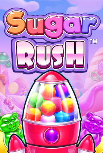 Sugar Rush pokie tile with a candy cluster grid