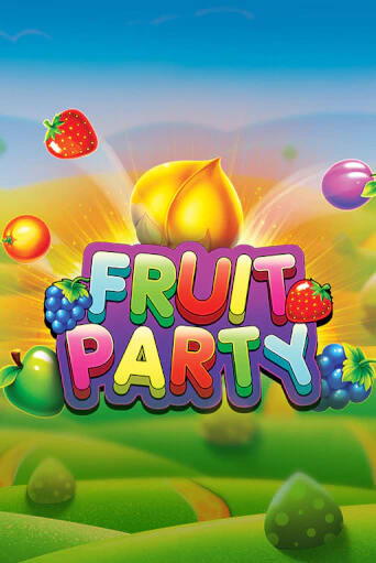 Fruit Party pokie tile with its seven by seven fruit grid